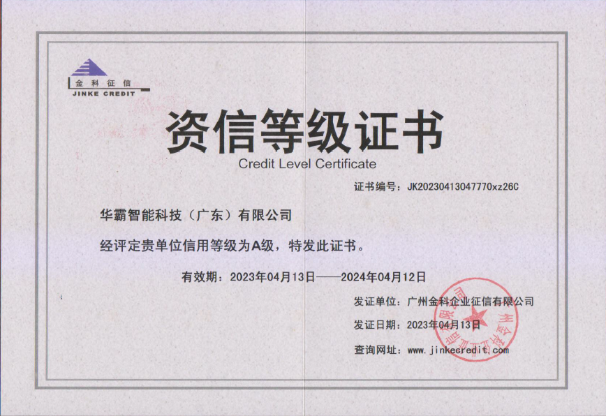 Credit Level Certificate