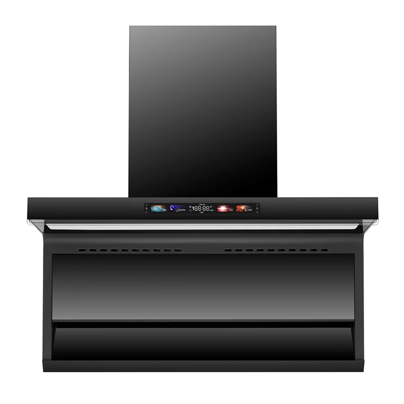 High-Power Side Suction Range Hood With Touch Screen
