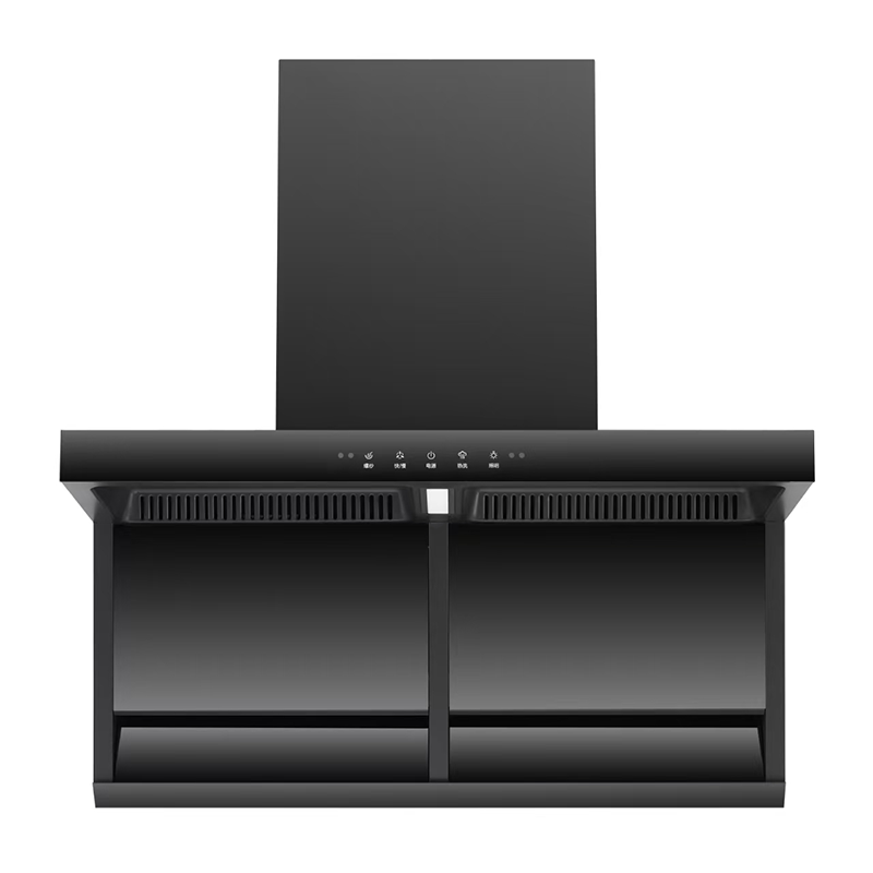 Smart Kitchen Hood Extractor Wall-Mounted Tempered Glass Range Hood