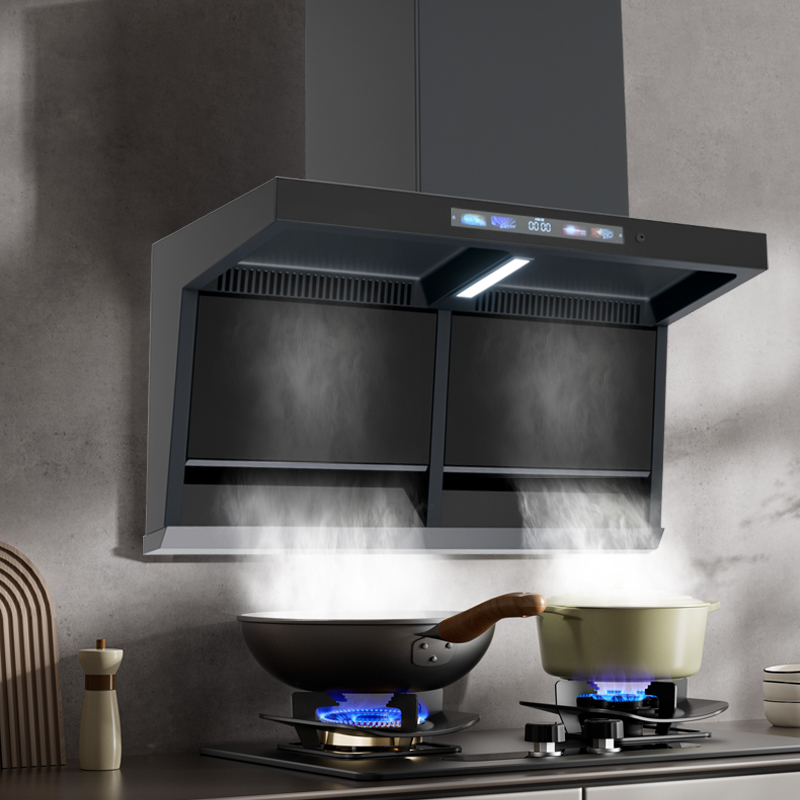 Wall Mounted Stainless Steel Electric Cooker Hood With Touch Control