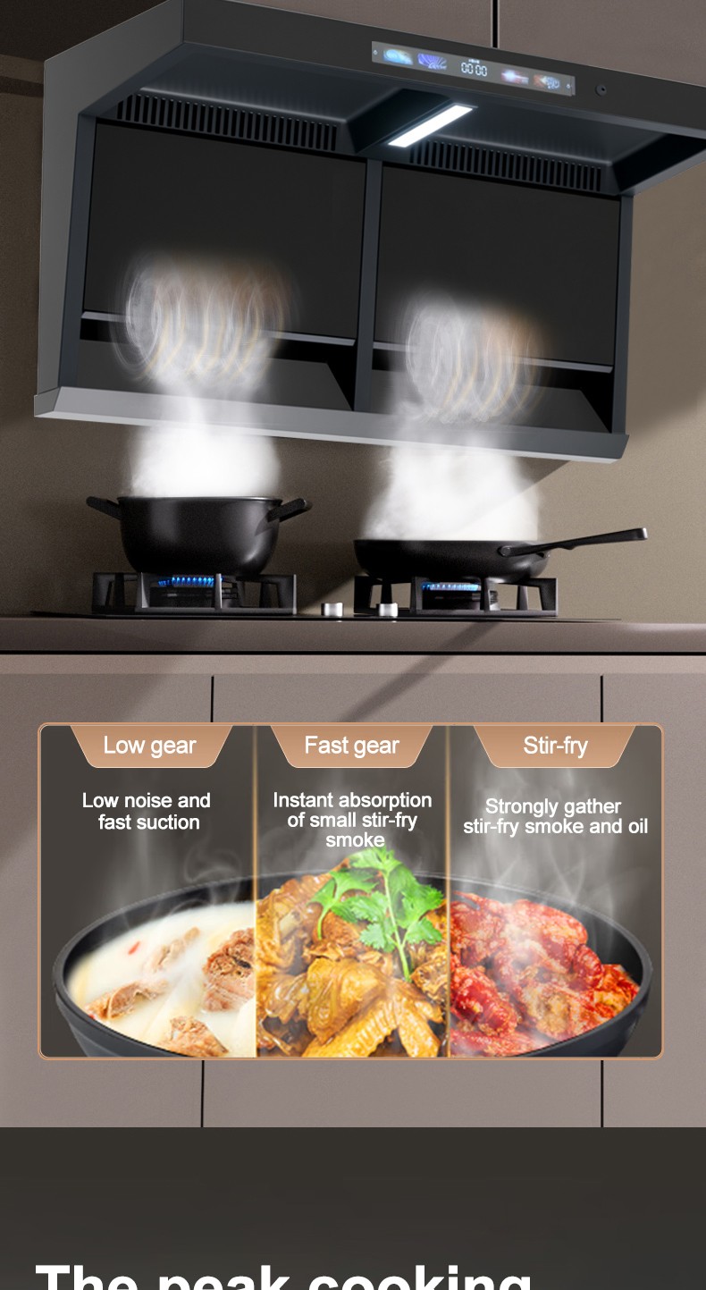 stainless steel cooker hood