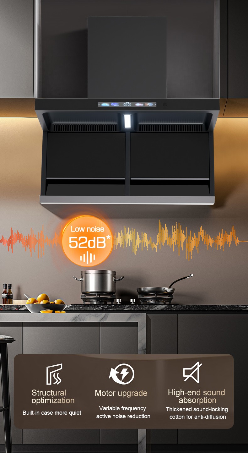 stainless steel cooker hood