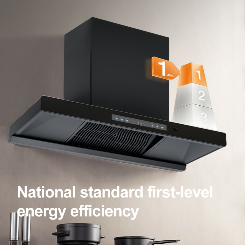 Wall Mounted High Power T Shaped Kitchen Chimney Range Hood