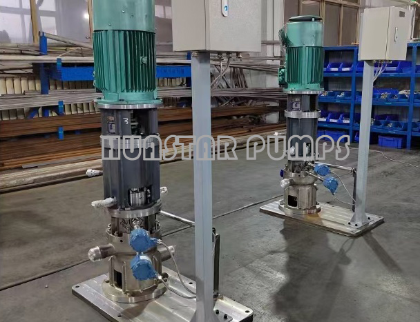 API610 OH3 Overhung Vertical Inline Pump With Bearing Bracket Centrifugal Pump