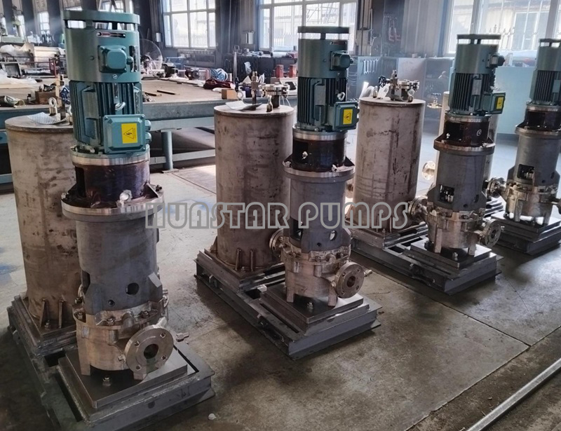 API610 OH3 Overhung Vertical Inline Pump With Bearing Bracket Centrifugal Pump