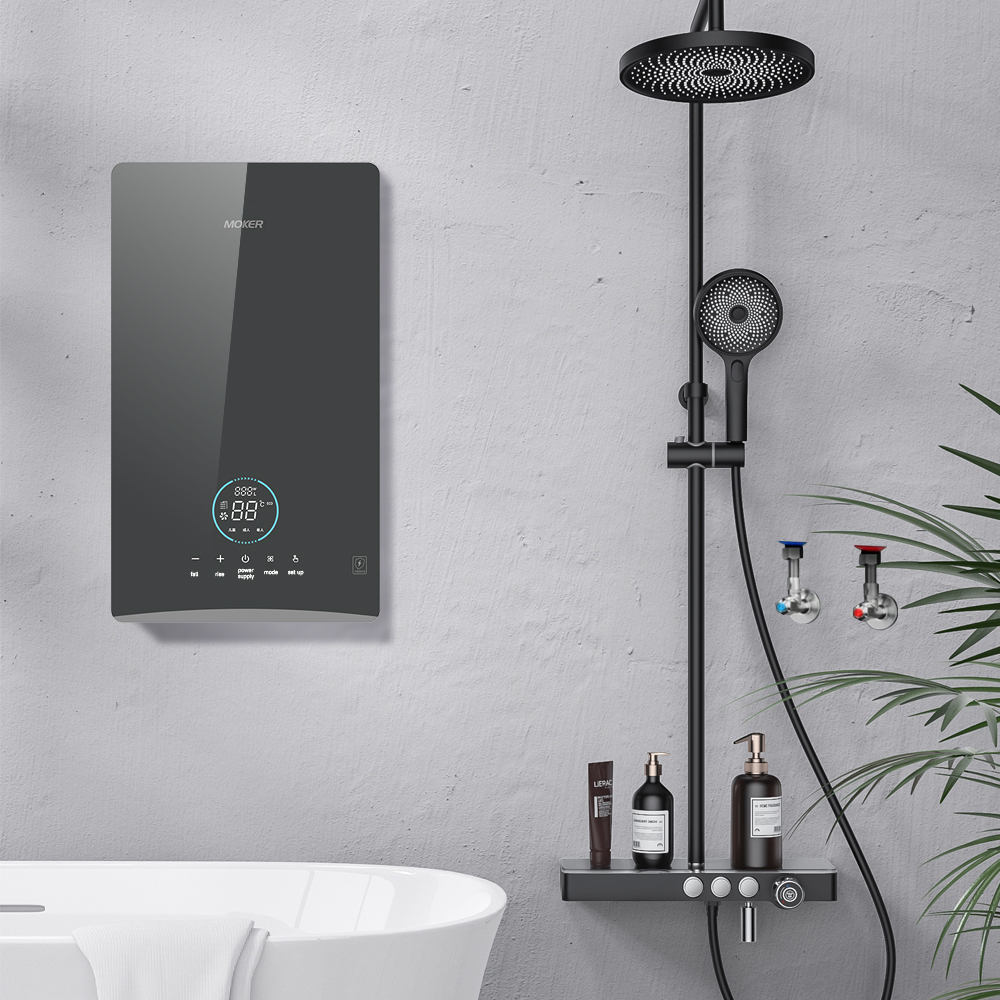 Instantaneous Electric Water Heater With Touch Display For Bathroom