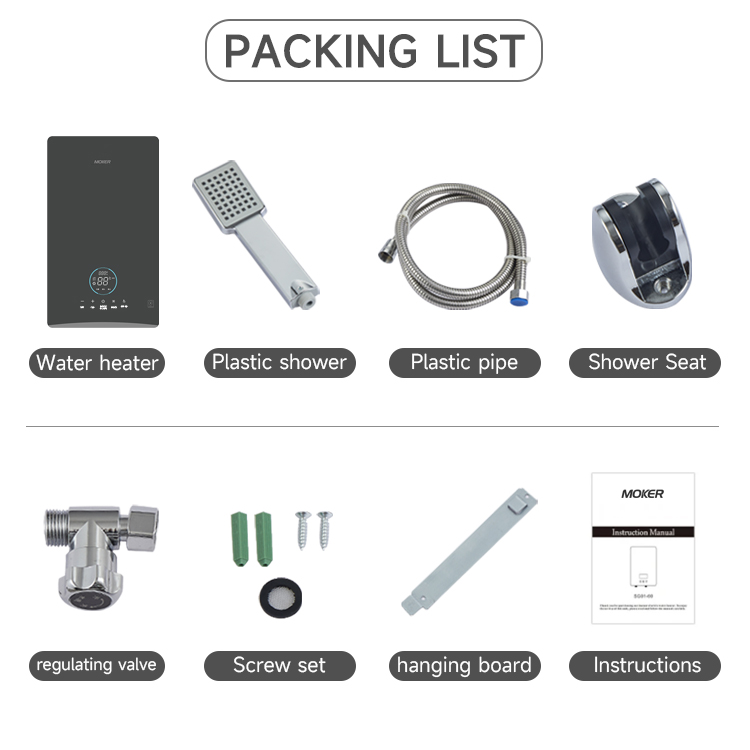 water heater for bathroom