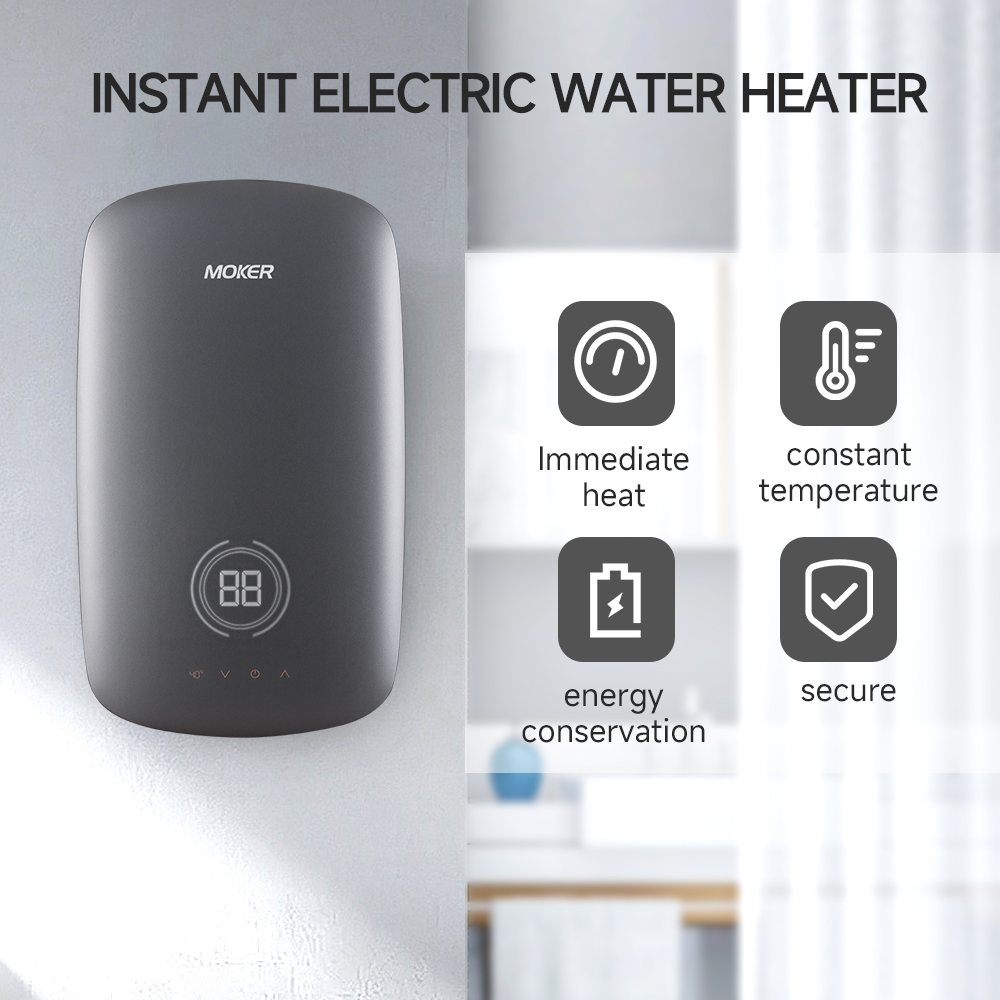 Adjustable Temperature Instant Electric Water Heater With Hot Water Pump