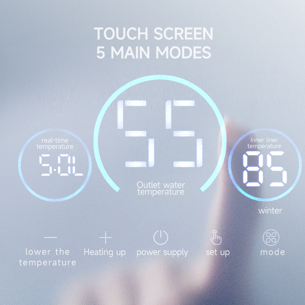 Instant Electric Shower With Constant Temperature Intelligent Induction Touch