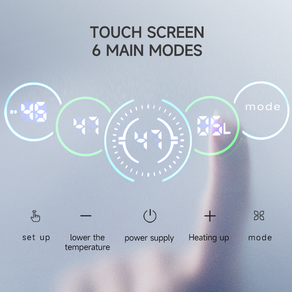 Instant Storage Water Heater With Voice-controlled Touch Screen For Kitchen