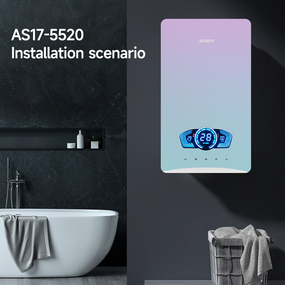 Instant Electric Water Heater With Smart Voice Control And Touch Screen Fast Heating