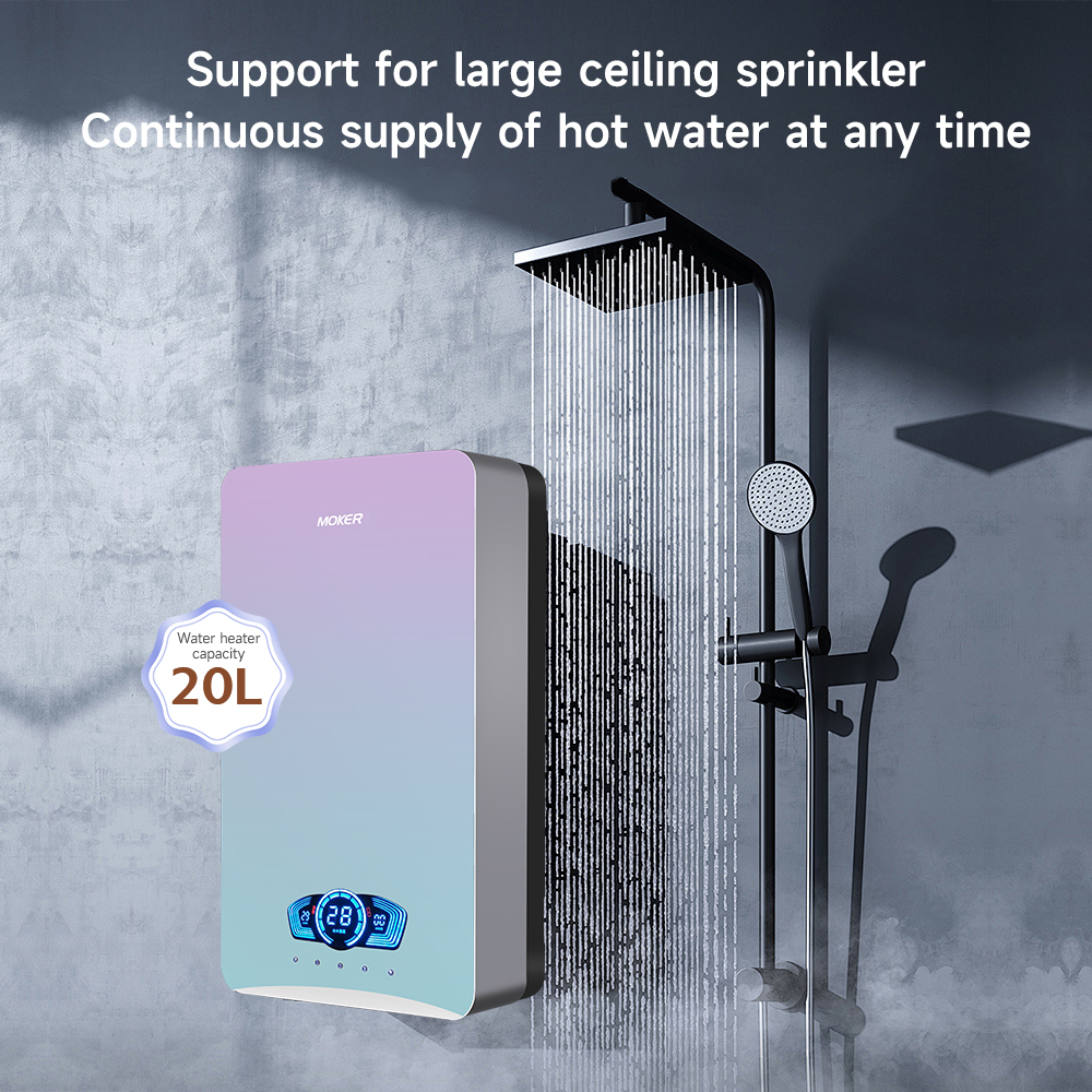 Instant Electric Water Heater With Smart Voice Control And Touch Screen Fast Heating
