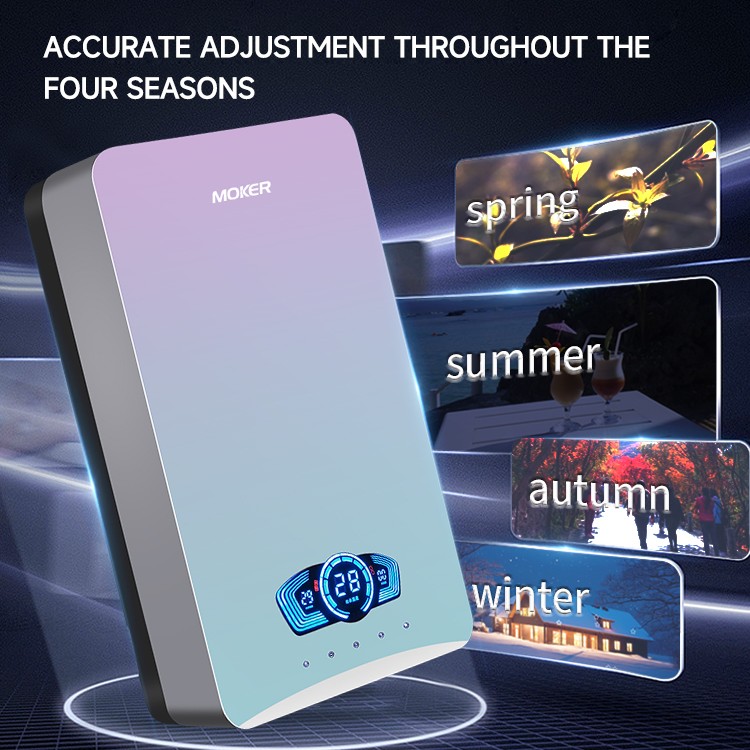 touch screen water heater