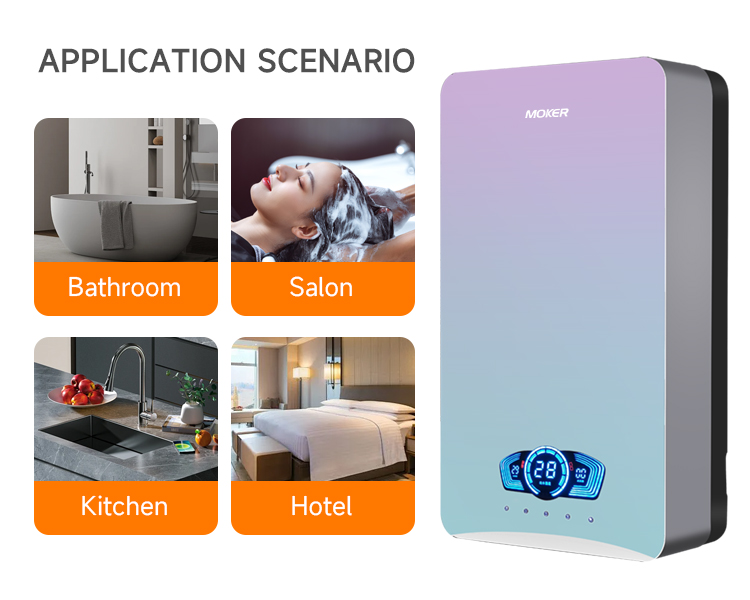 touch screen water heater