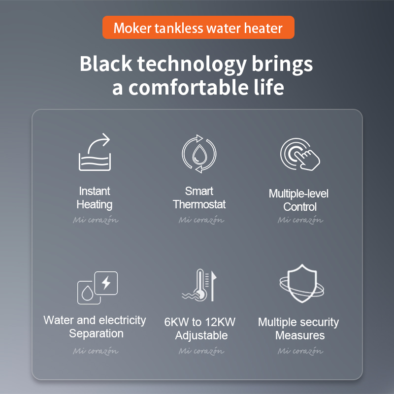 Wholesale Energy-saving Instantaneous Tankless Water Heater For Hotels And Homes