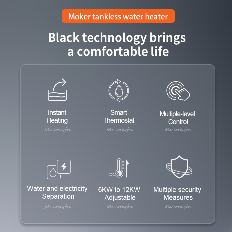 Intelligent Constant Temperature Instantaneous Tankless Water Heater