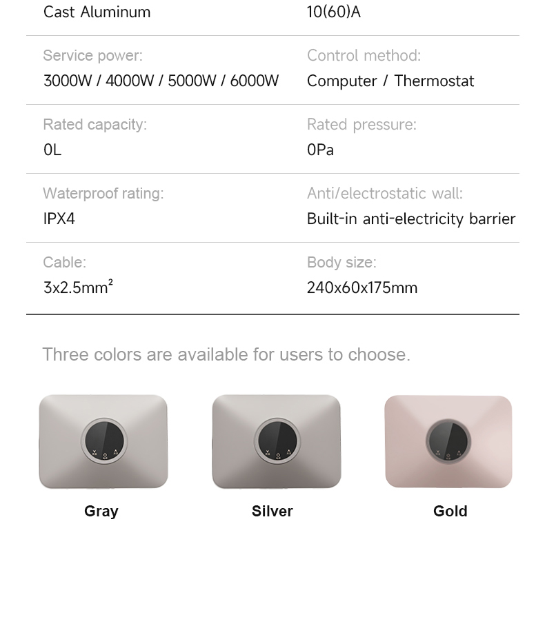 small kitchen water heater