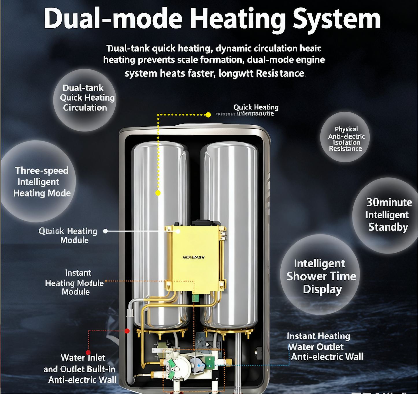 Matching of Hot Water Output and Demand Adaptation for Different Water Heaters Across Scenario
