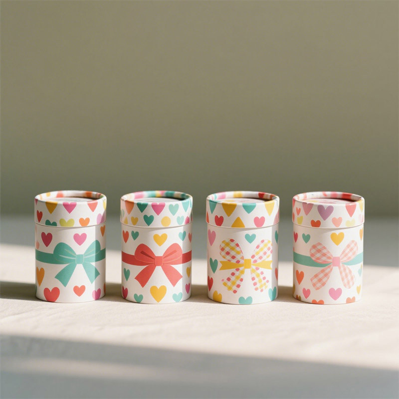 Small Paper Tube Gift Wrapping Boxes