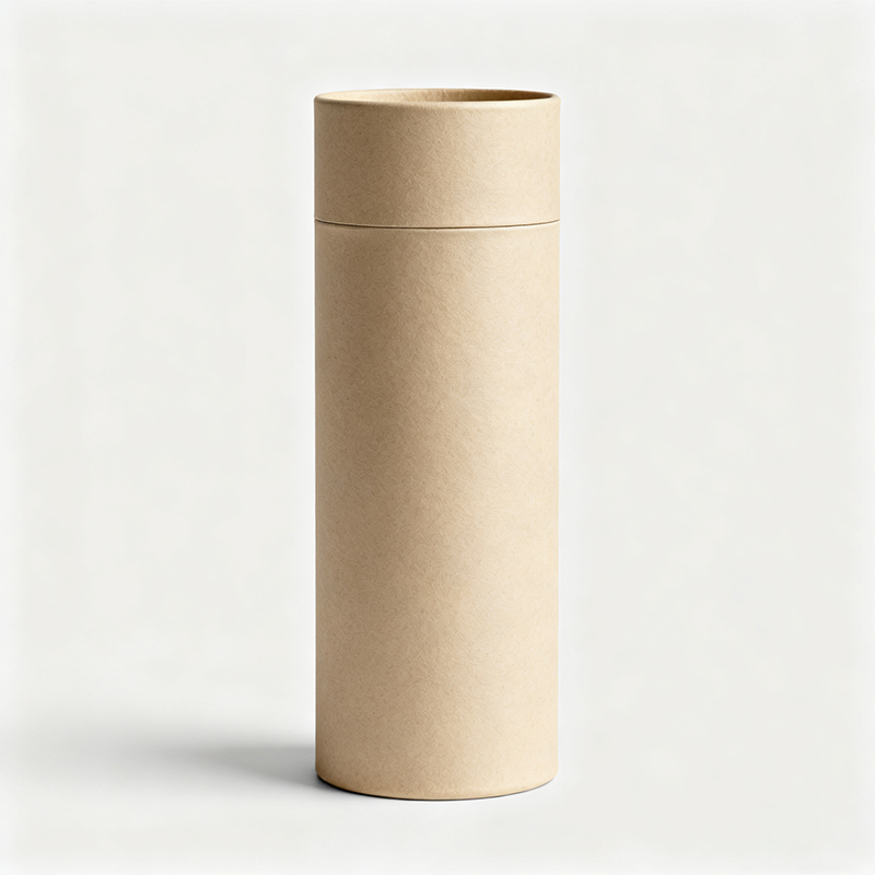 Coloured Corrugated Cardboard Tube Packaging