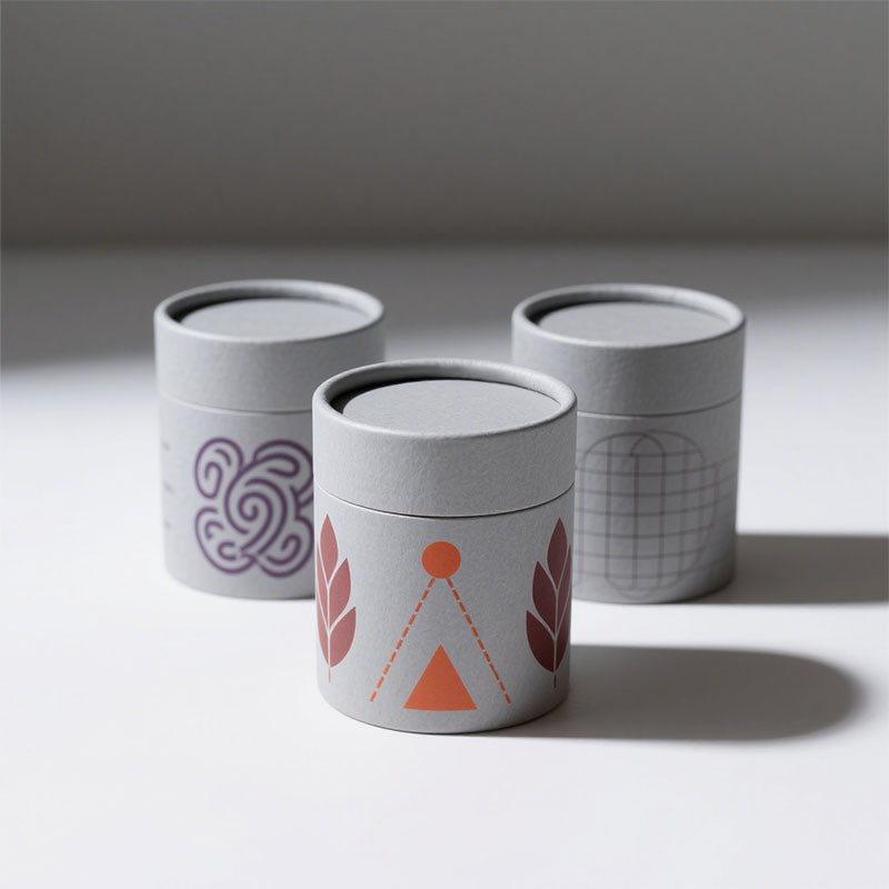 Custom Form Cardboard Tubes Cylinder Box Packaging