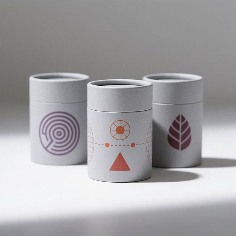 Custom Form Cardboard Tubes Cylinder Box Packaging