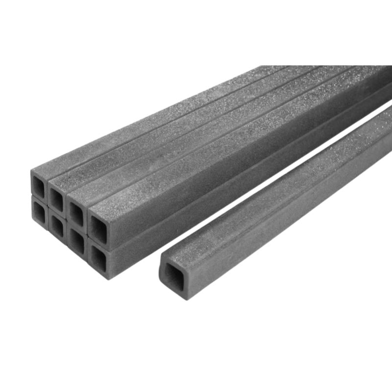 Recrystallized Silicon Carbide Tech Ceramic Square Tube