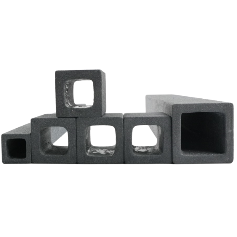 Recrystallized Silicon Carbide Tech Ceramic Square Tube