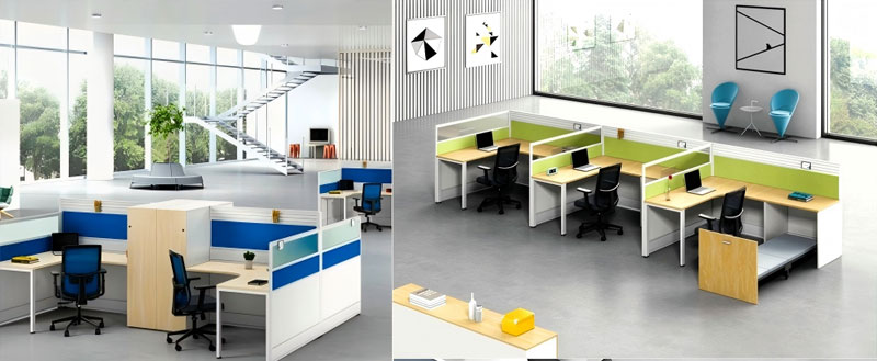 Semi-Enclosed Office Area