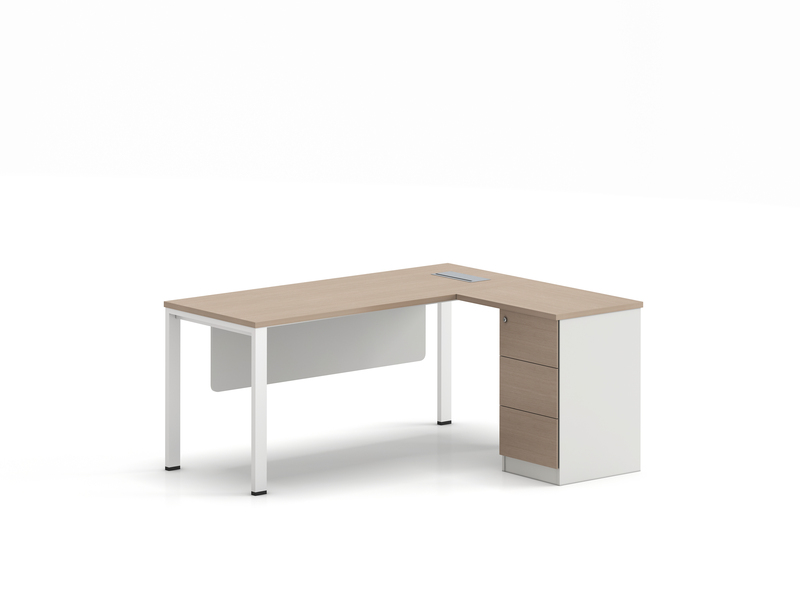 The G Series Executive Desk is a high-quality office furniture solution designed