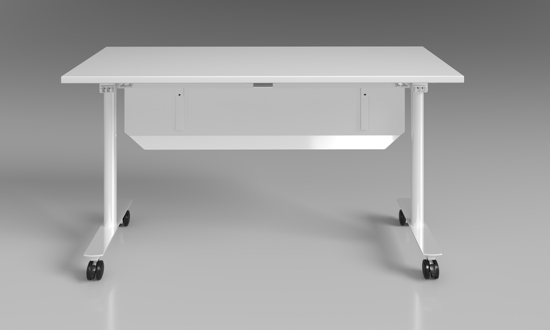 White background training table