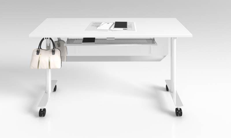 White background training table