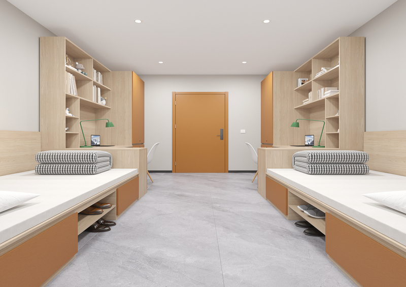 Double room in dormitory
