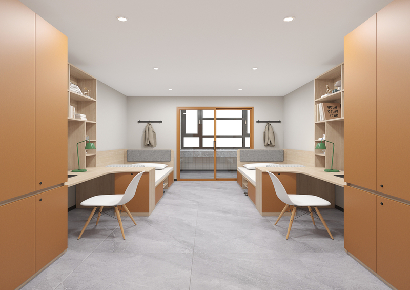 Double room in dormitory
