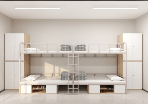 Dormitory 8-person bunk bed (iron frame)