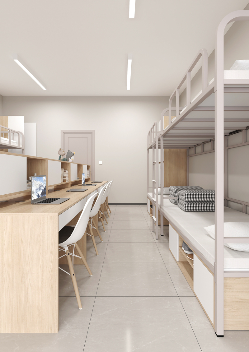 Dormitory 8-person bunk bed (iron frame)