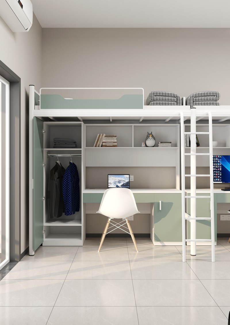 Dormitory series (steel and wood combination）