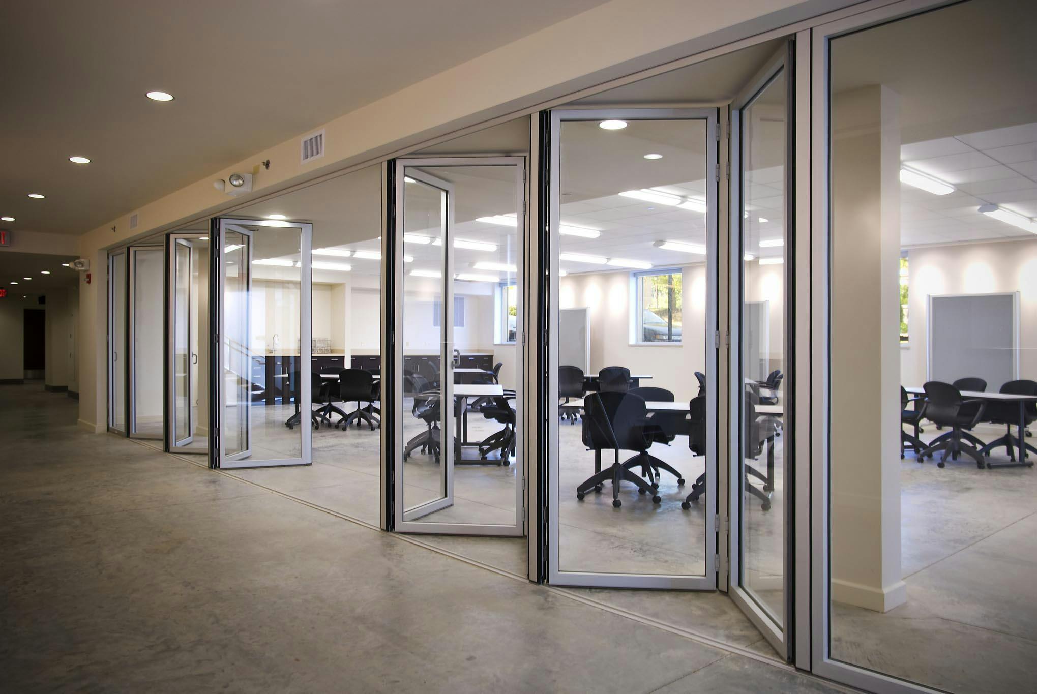 glass door