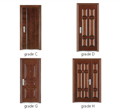 Steel Door for Residential and Commercial Buildings