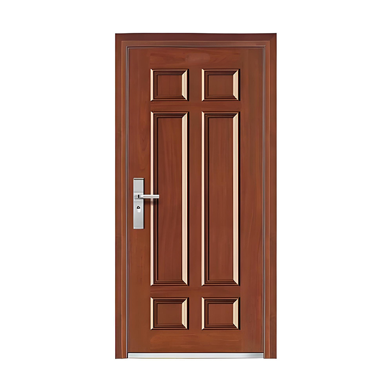 Wood And Steel Entry Door for Residential Security