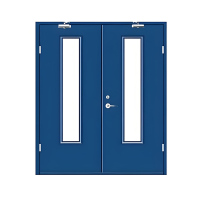 Custom Steel Fire Door for Fire Rated Buildings