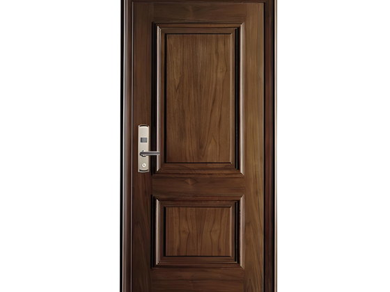 Steel Wood Security Door for Residential Entrances