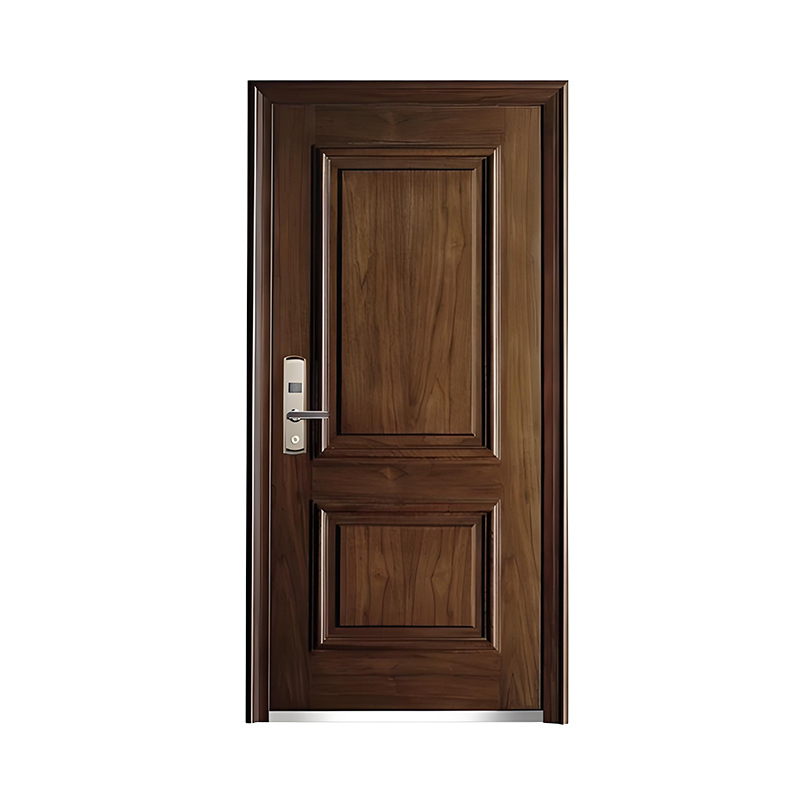 Steel Wood Security Door for Residential Entrances