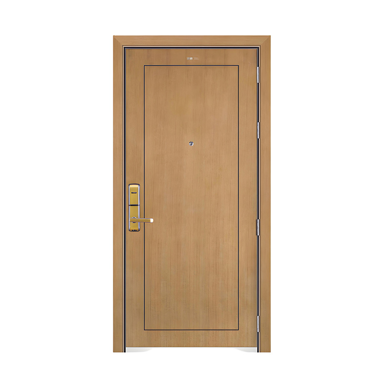 Steel Wood Security Door for Residential Entrances