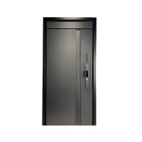 Grade B Steel Wood Security Door for Residential Entrances