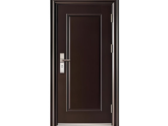 Grade B Steel Wood Security Door for Residential Entrances