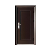 Grade B Steel Wood Security Door for Residential Entrances