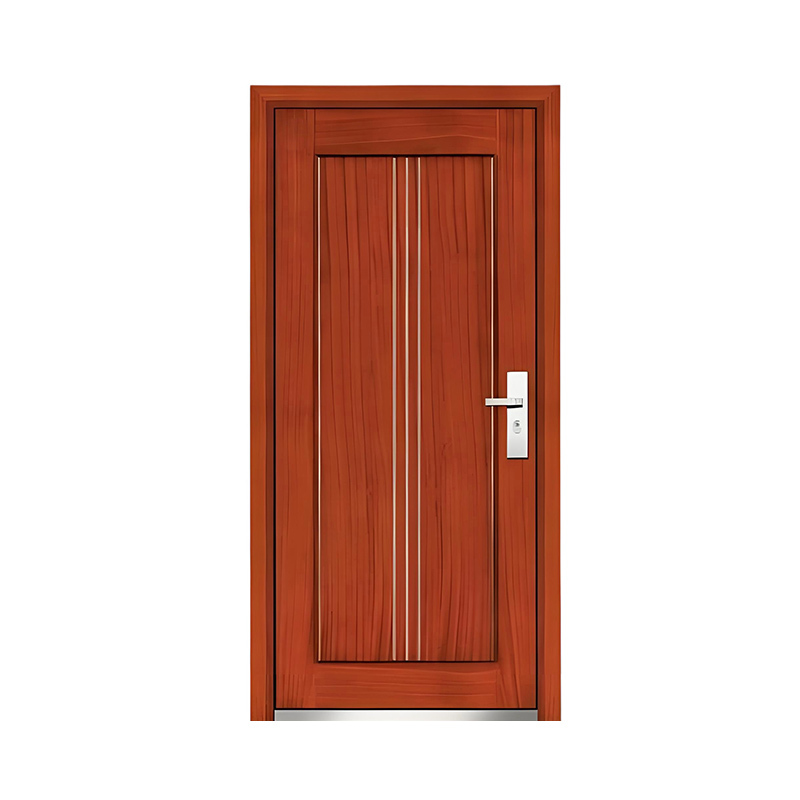 Grade B Steel Wood Security Door for Residential Entrances