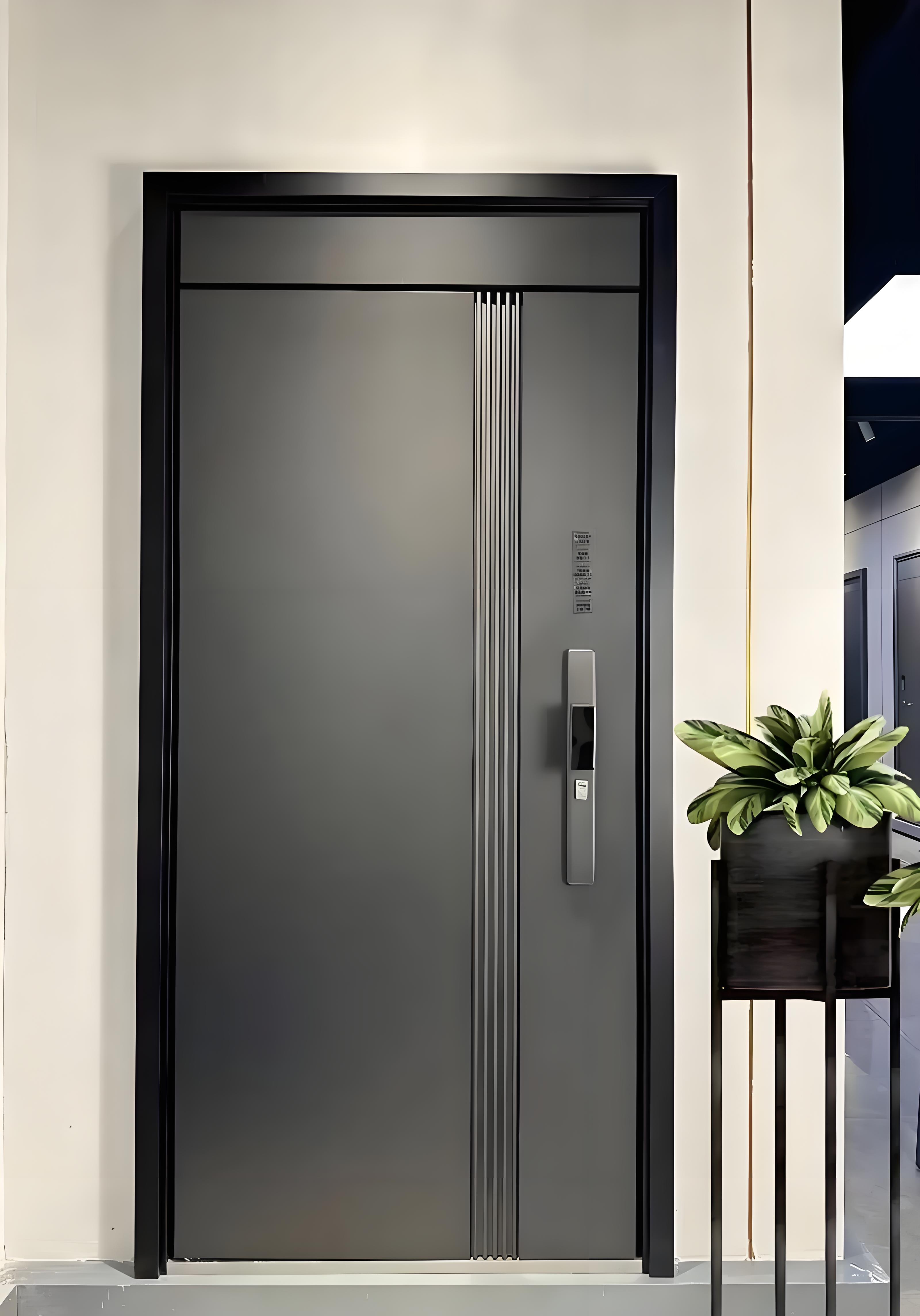 Anti-theft Steel Wood Entry Door