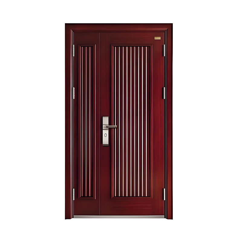Grade A Steel Wood Security Door for Residential Entrances